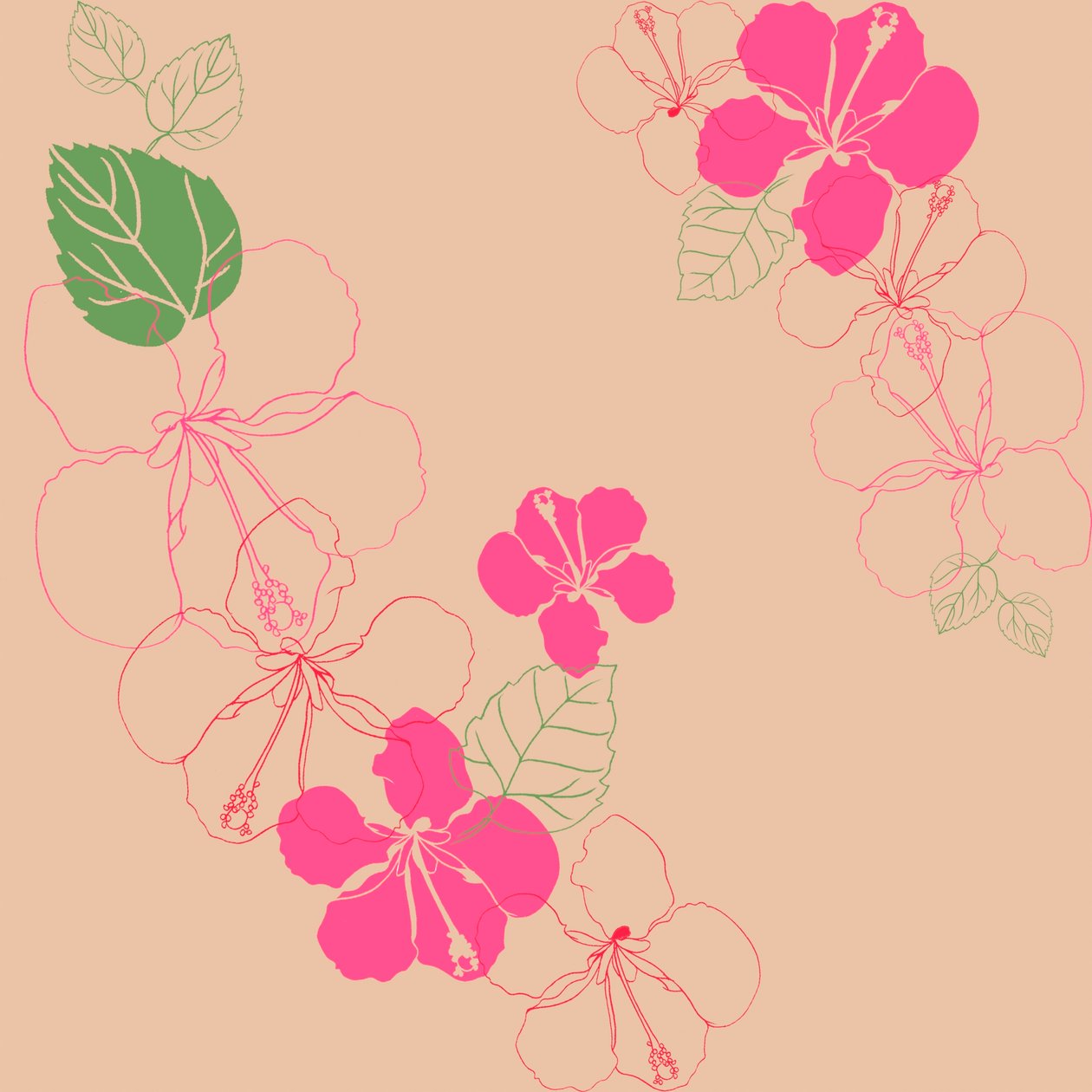 Hibiskus av Anna Platts
