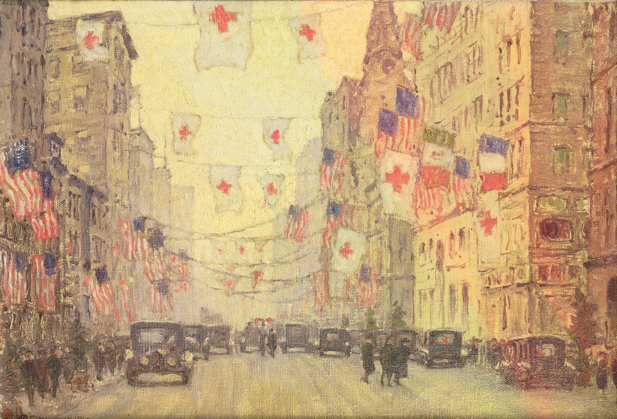 Fifth Avenue i vapenstilleståndsvintern av Anna Richards Brewster