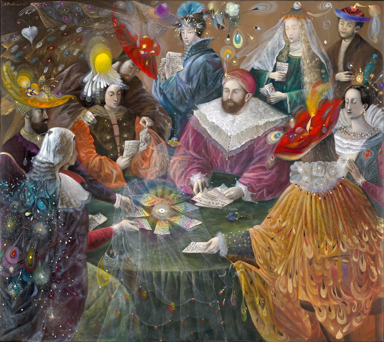 Madrigal, 2007 (olja på belgiskt linne) av Annael Anelia Pavlova