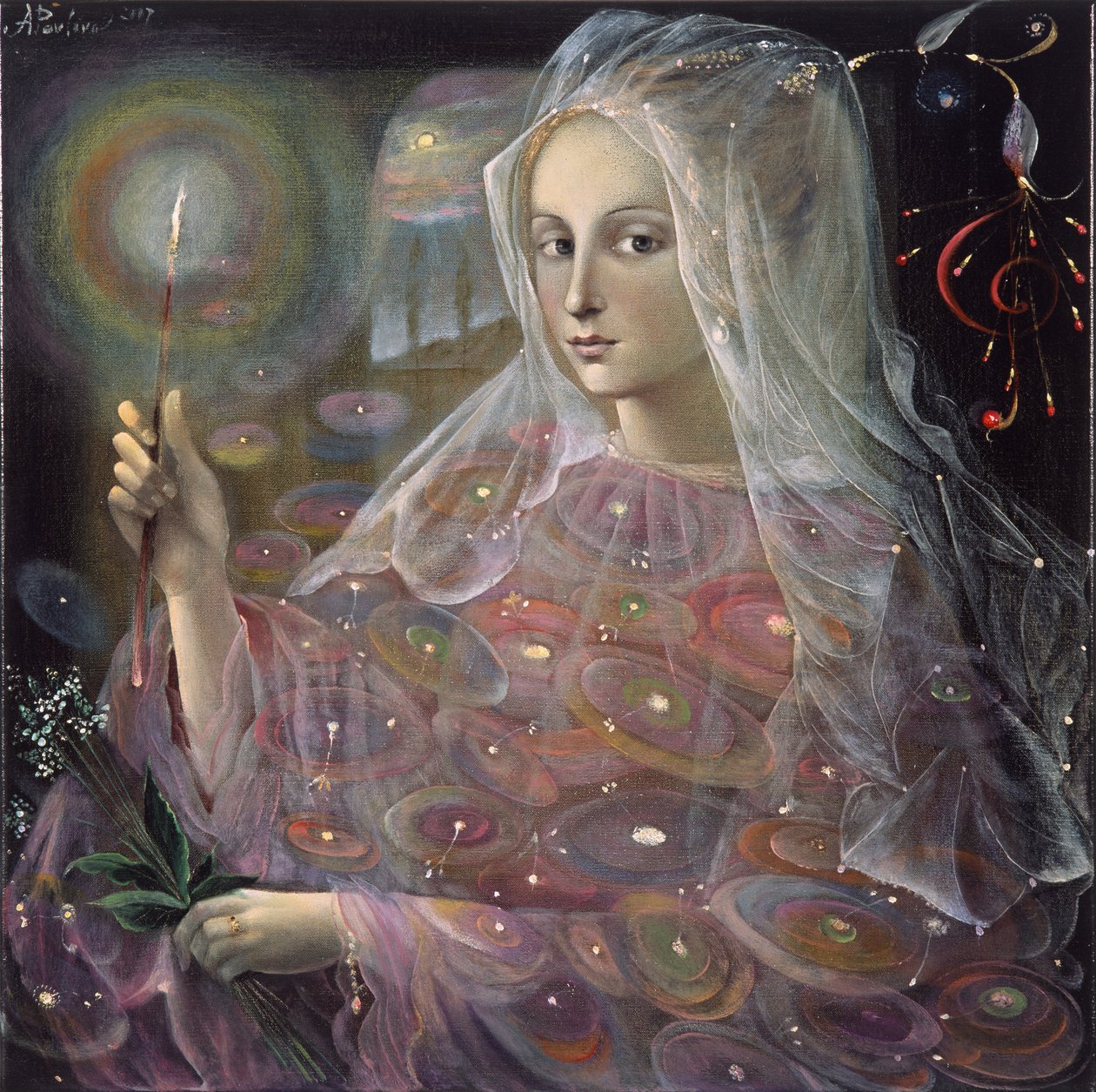 Sagittarius, 2007 (olja på belgiskt linne) av Annael Anelia Pavlova