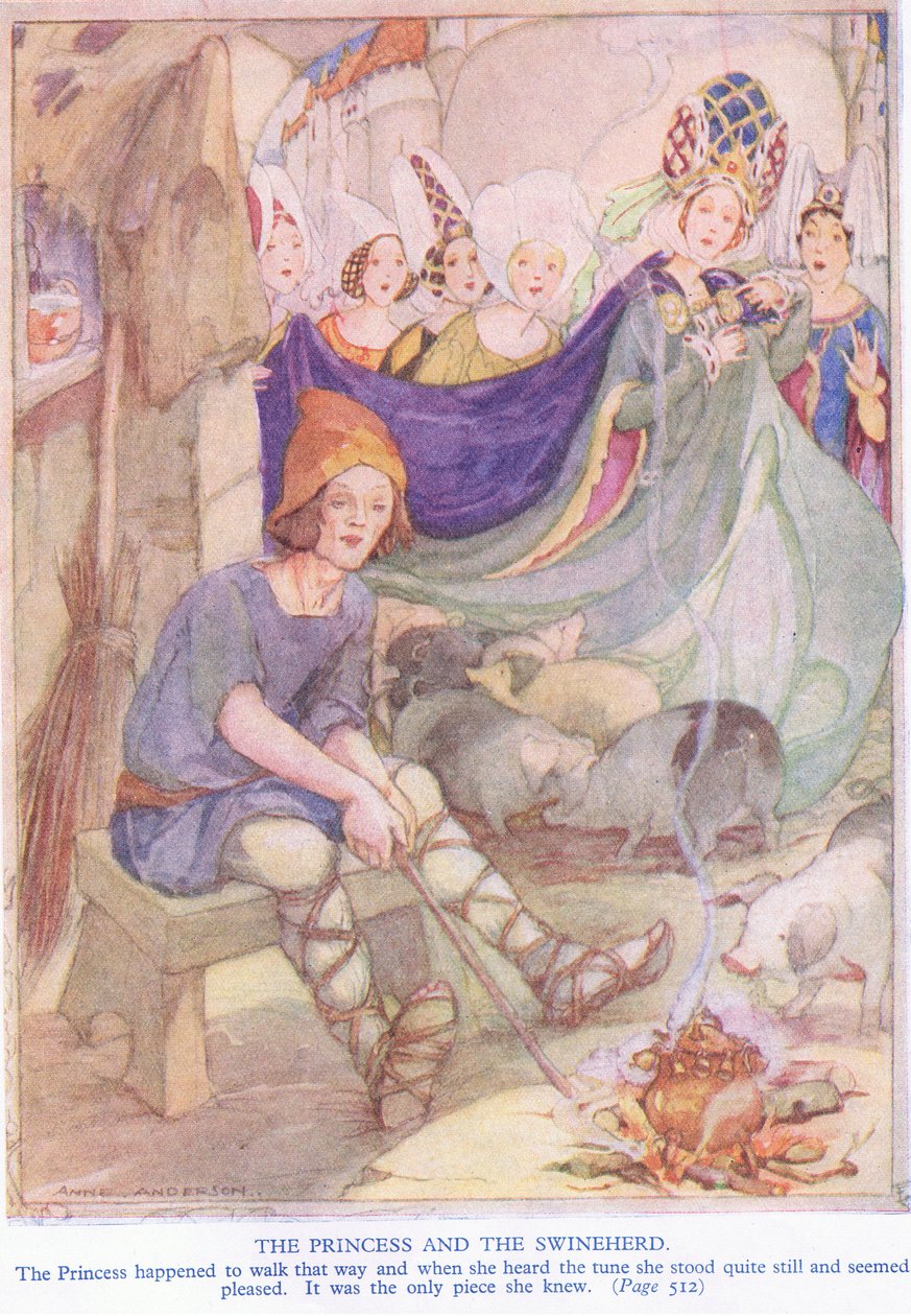 Prinsessan och svinskötaren av Anne Anderson