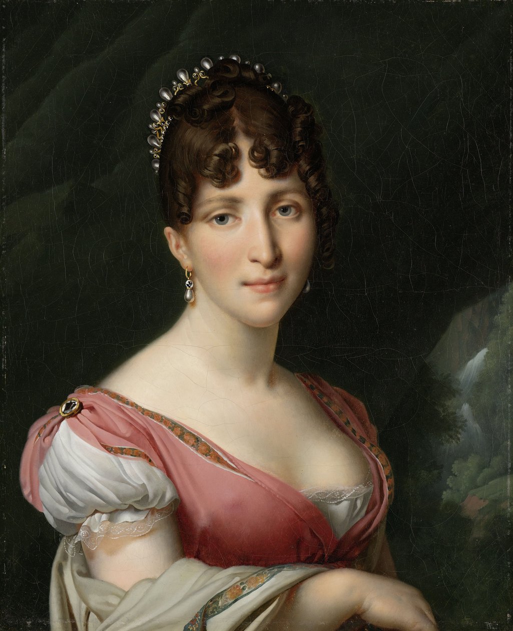 Hortense de Beauharnais av Anne Louis Girodet de Roussy Trioson