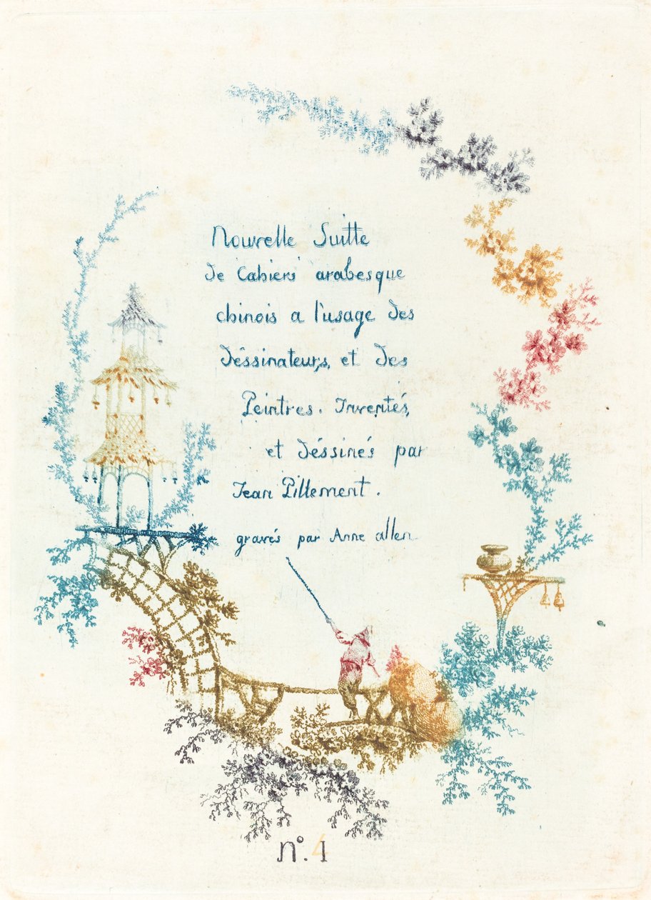 Titelsida av Anne Allen after Jean Baptiste Pillement