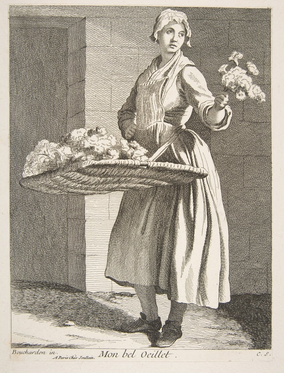 Blomsterförsäljare, 1738. av Anne Claude Philippe de Caylus