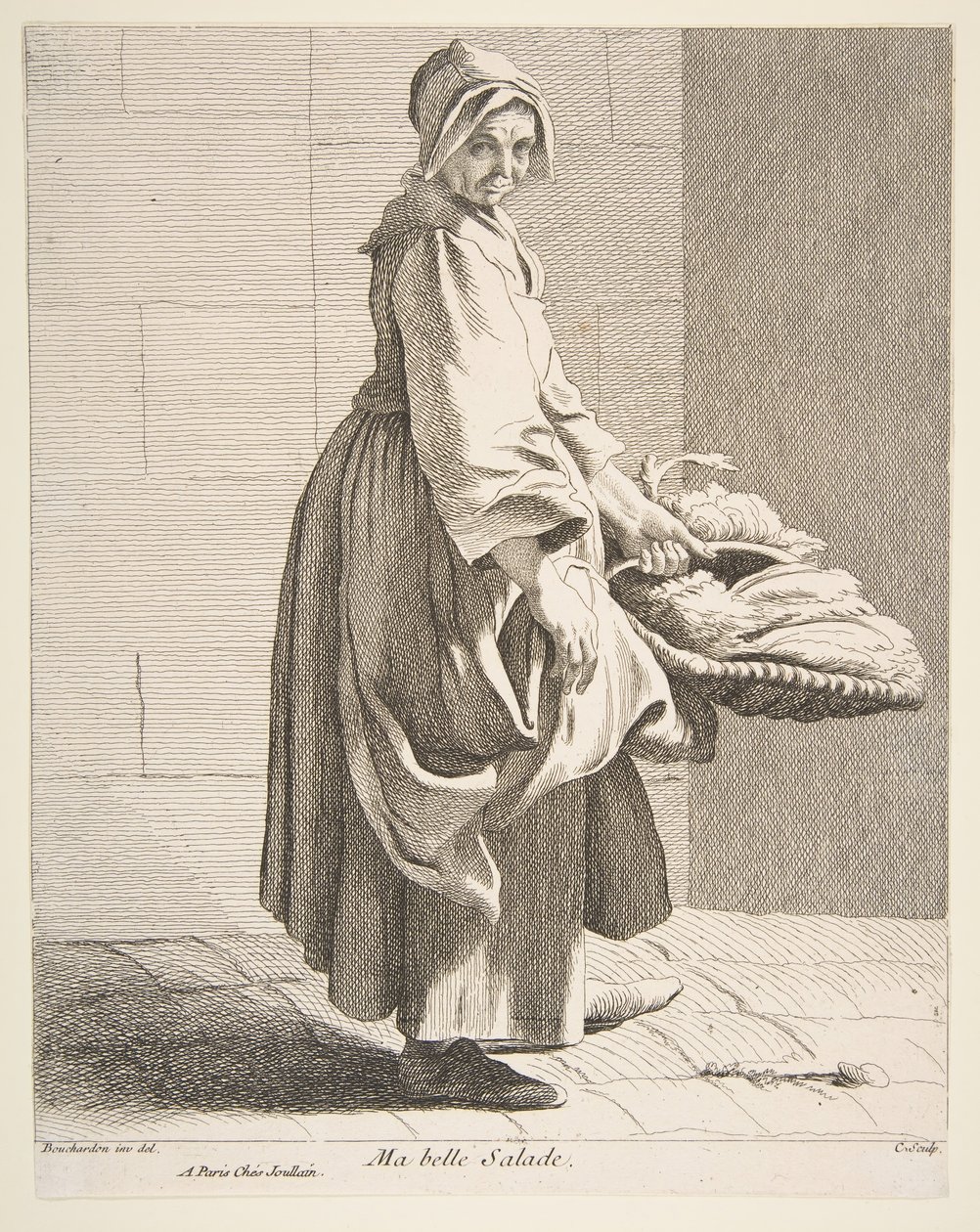 Salladsförsäljare, 1742. av Anne Claude Philippe de Caylus