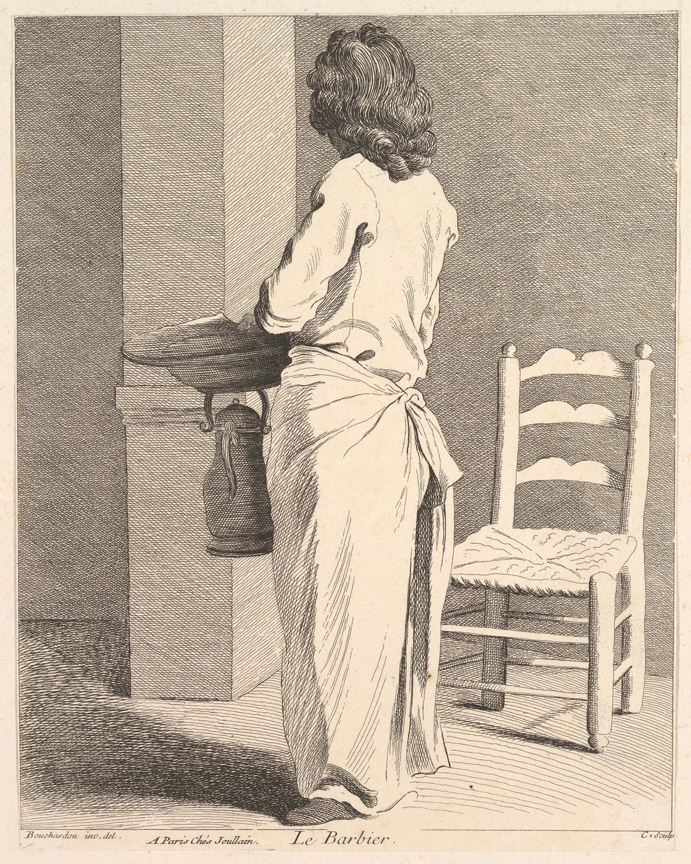 Barberaren, 1737. av Anne Claude Philippe de Caylus