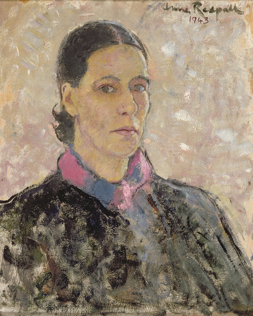 Självporträtt av Anne Redpath