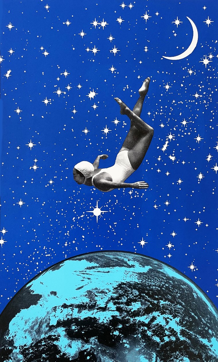 Viktlös, 2022 (screenprint) av Anne Storno