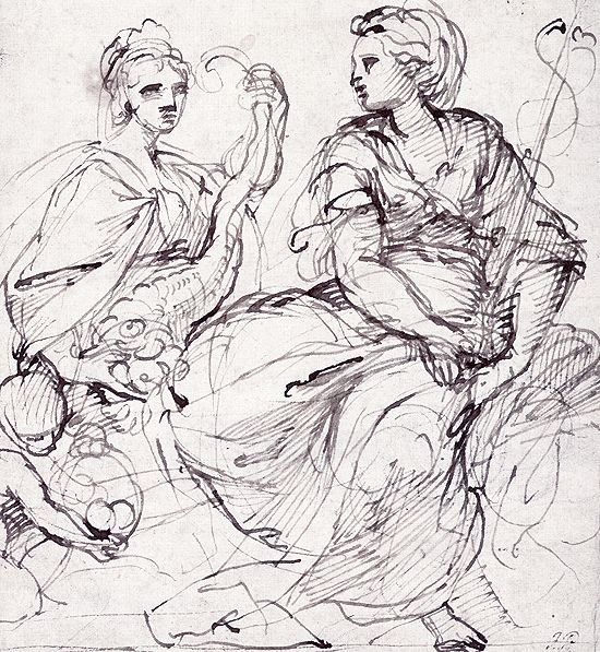 Abbondanza e Felicità av Annibale Carracci