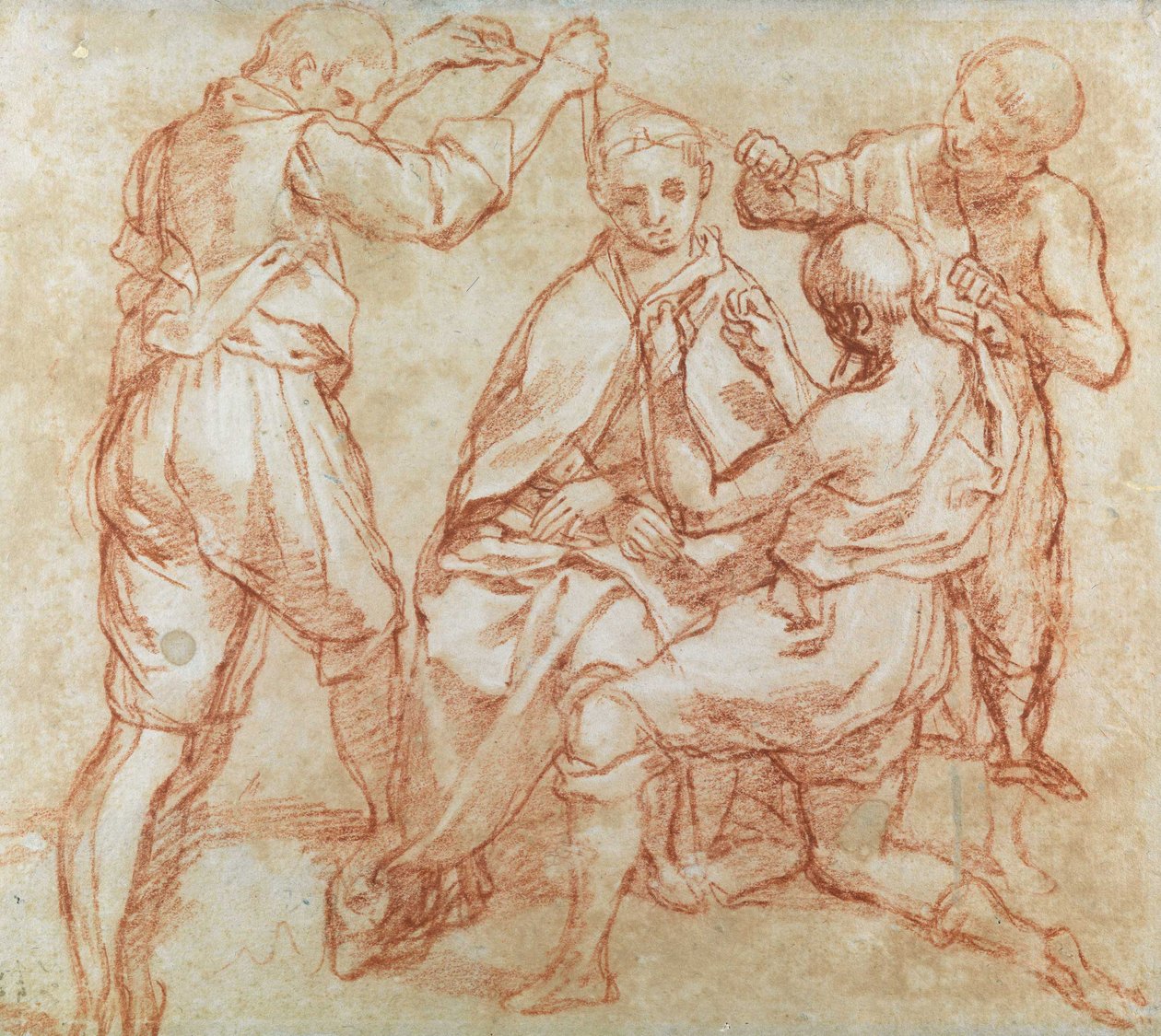 Figuras masculinas av Annibale Carracci