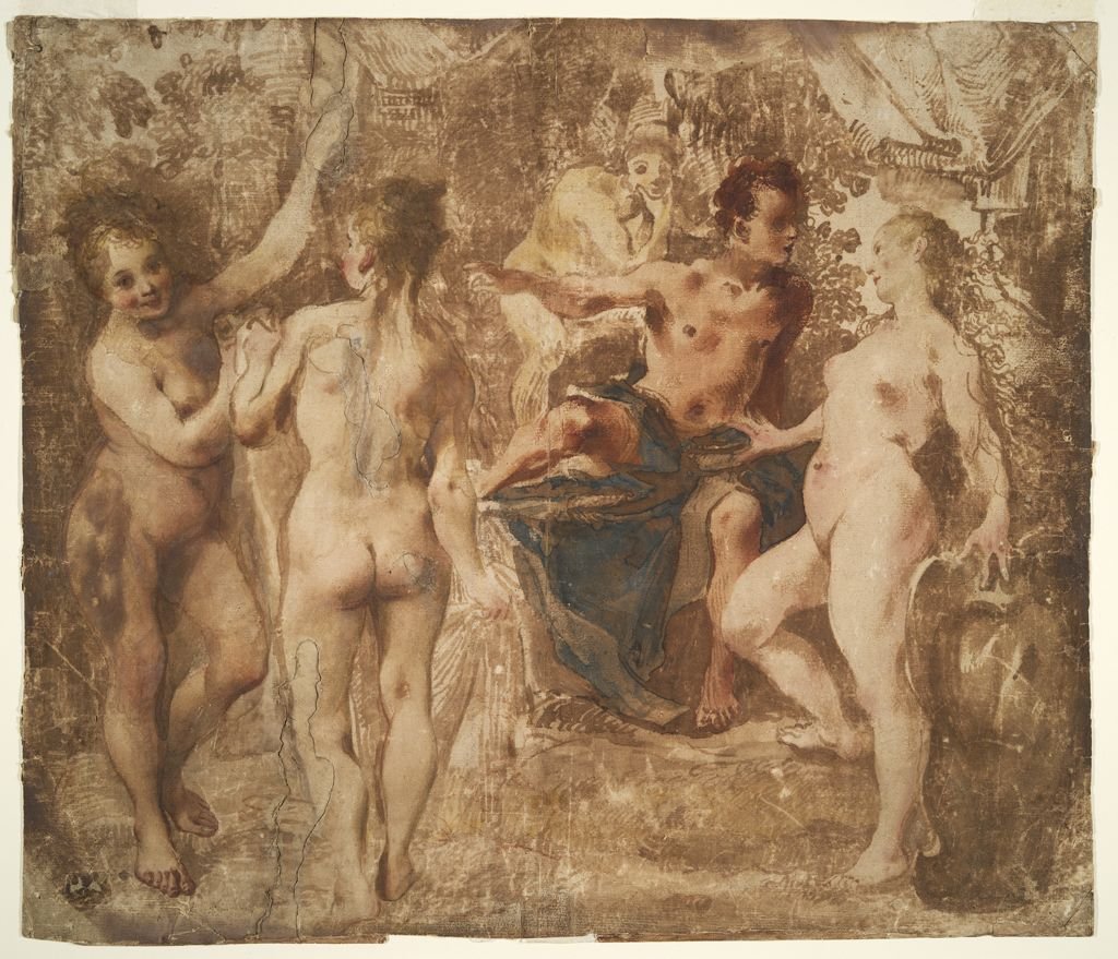 Giudizio di Paride av Annibale Carracci