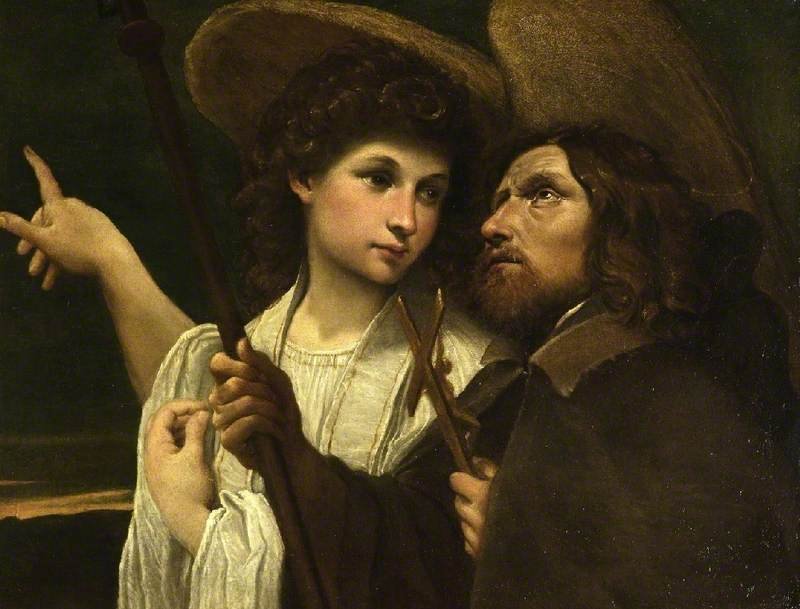Saint Roch and the Angel av Annibale Carracci