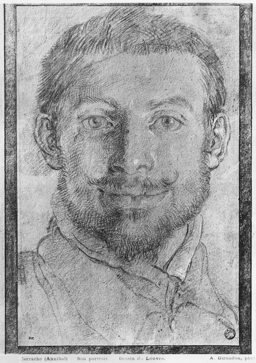 Självporträtt av Annibale Carracci