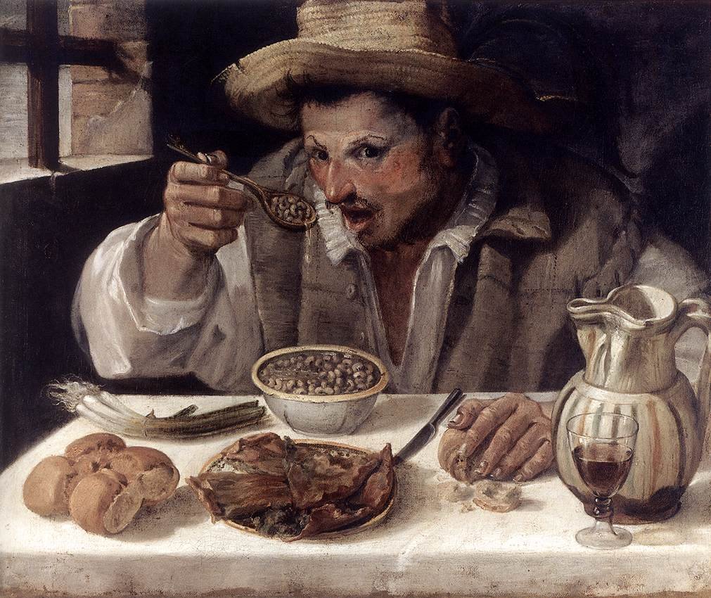 The Beaneater av Annibale Carracci