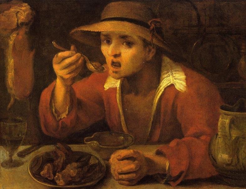 The bean eater av Annibale Carracci