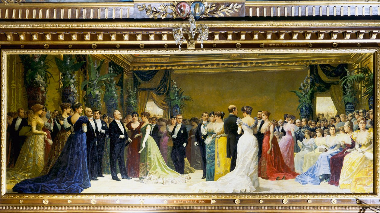 Dansa för att hedra Umberto I av Annibale Brugnoli