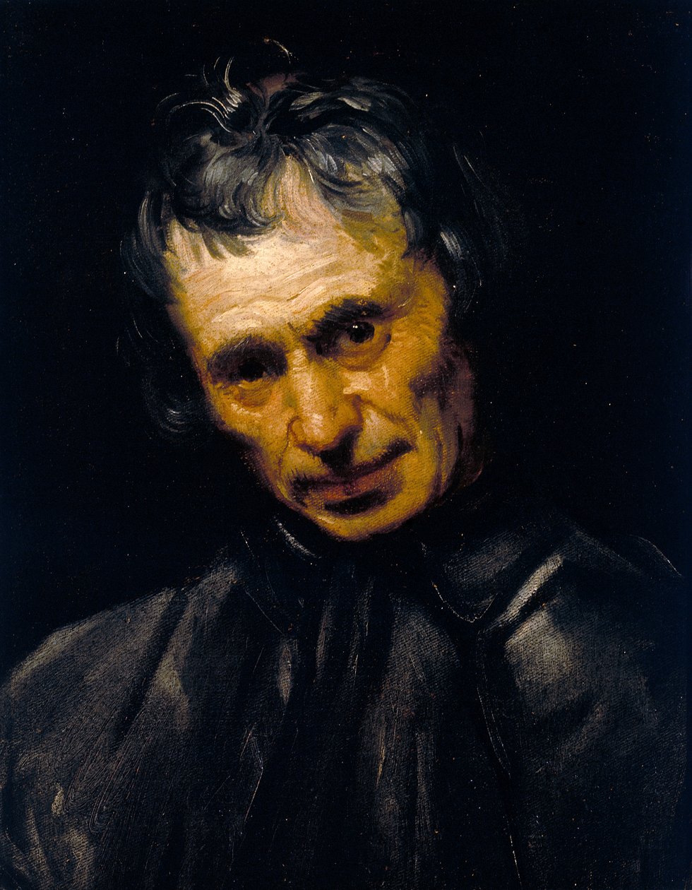 Huvudet av en gammal man av Annibale Carracci