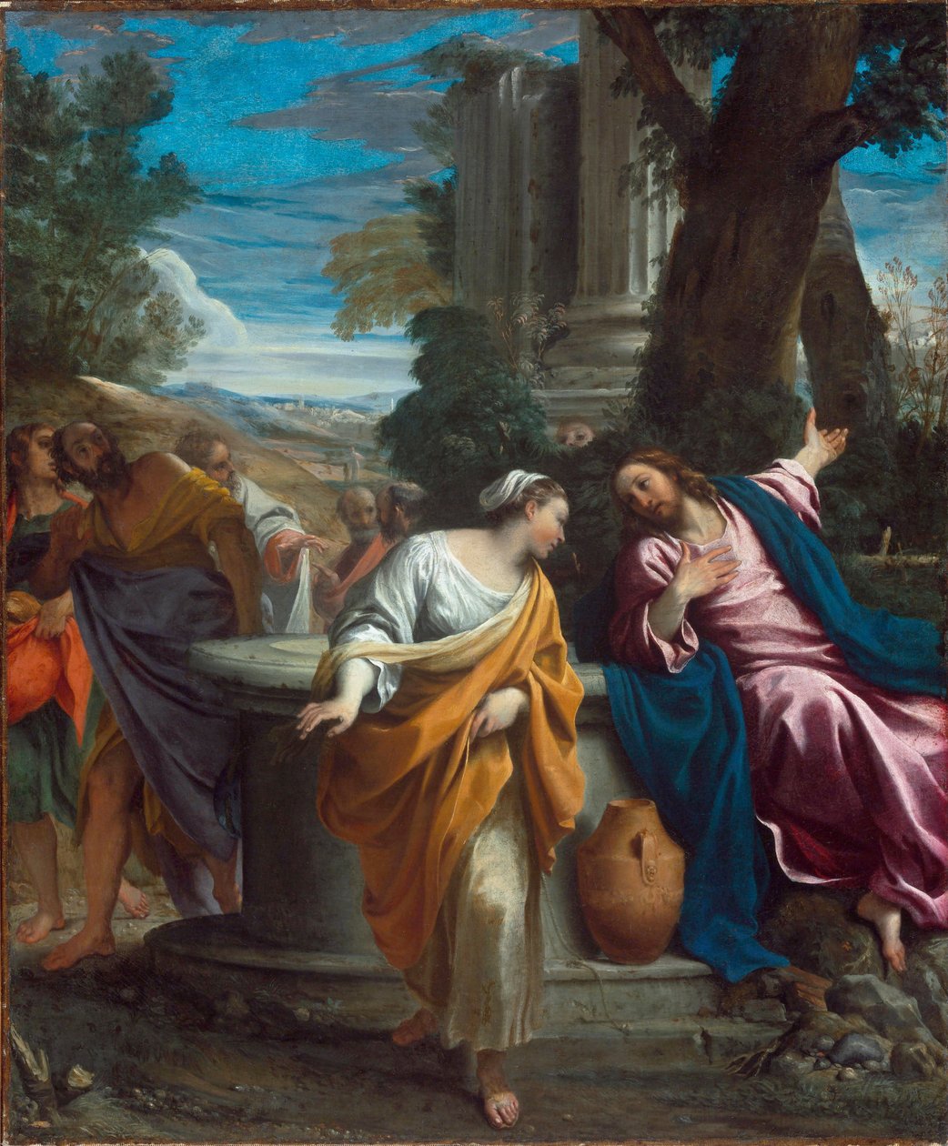 Kristus och samariten av Annibale Carracci