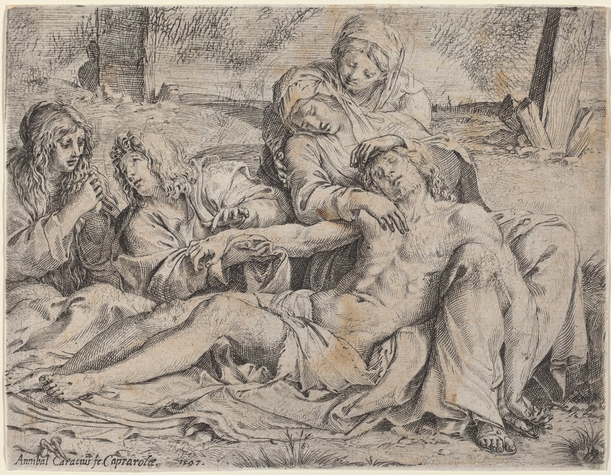 Pieta ("Kristus från Caprarola") av Annibale Carracci