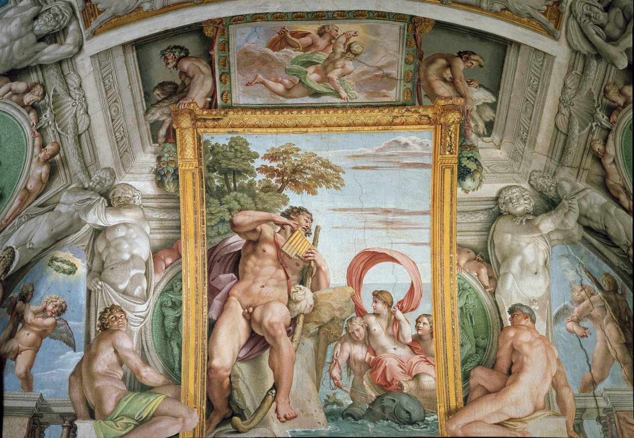 Polyphemus och Galatea (Fresco av Annibale Carracci