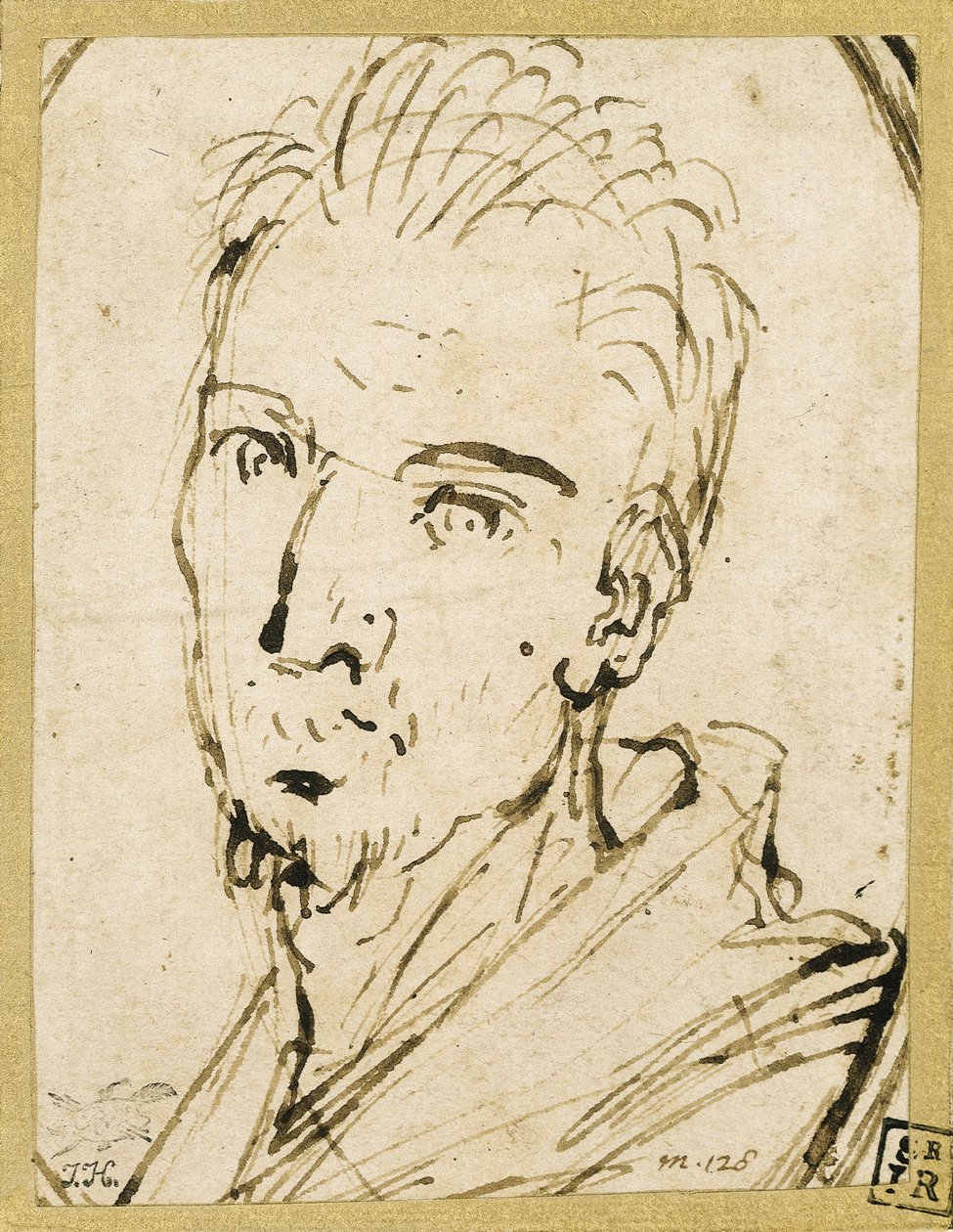 Självporträtt av Annibale Carracci