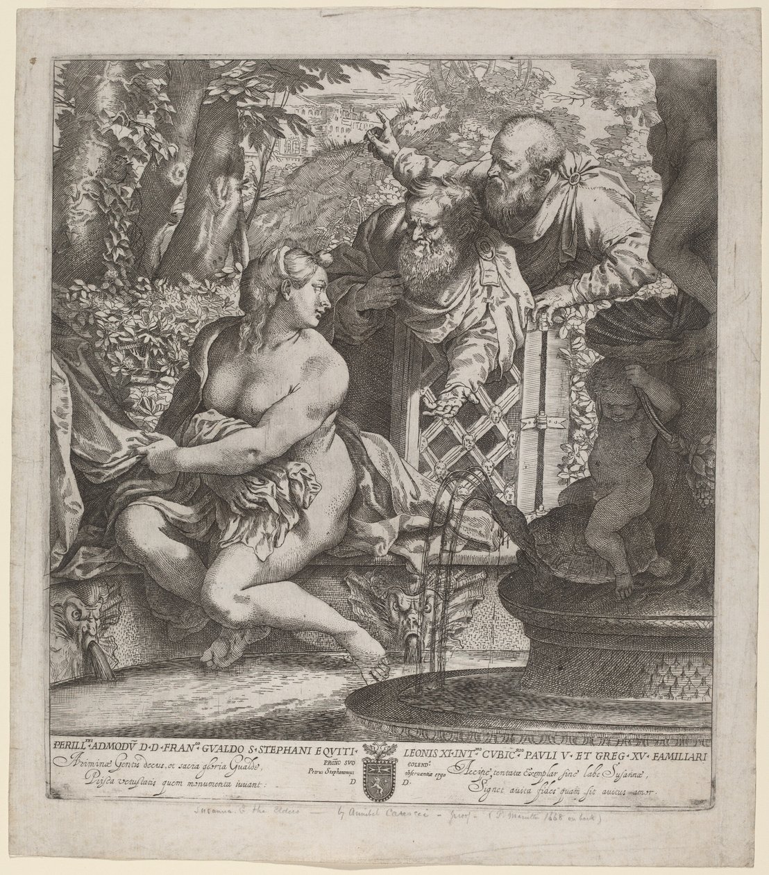 Susanna och de äldre av Annibale Carracci