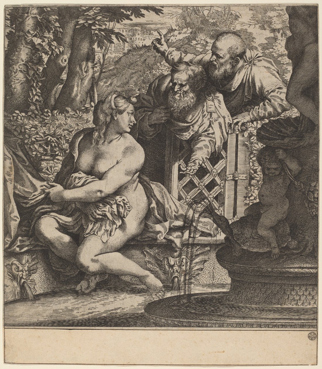Susanna och de äldre av Annibale Carracci