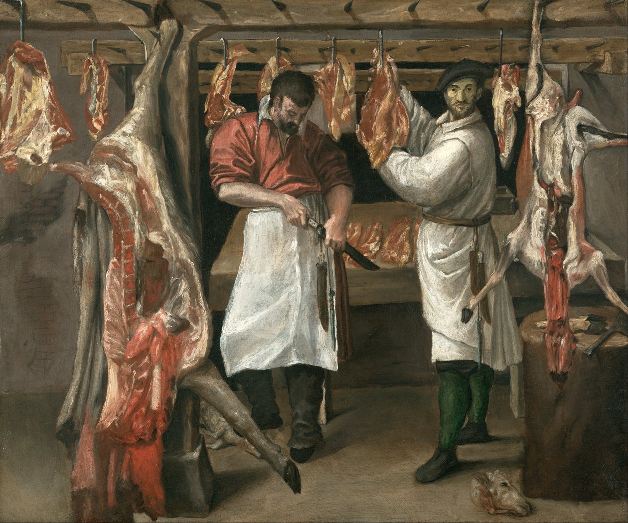 Slaktarens butik av Annibale Carracci