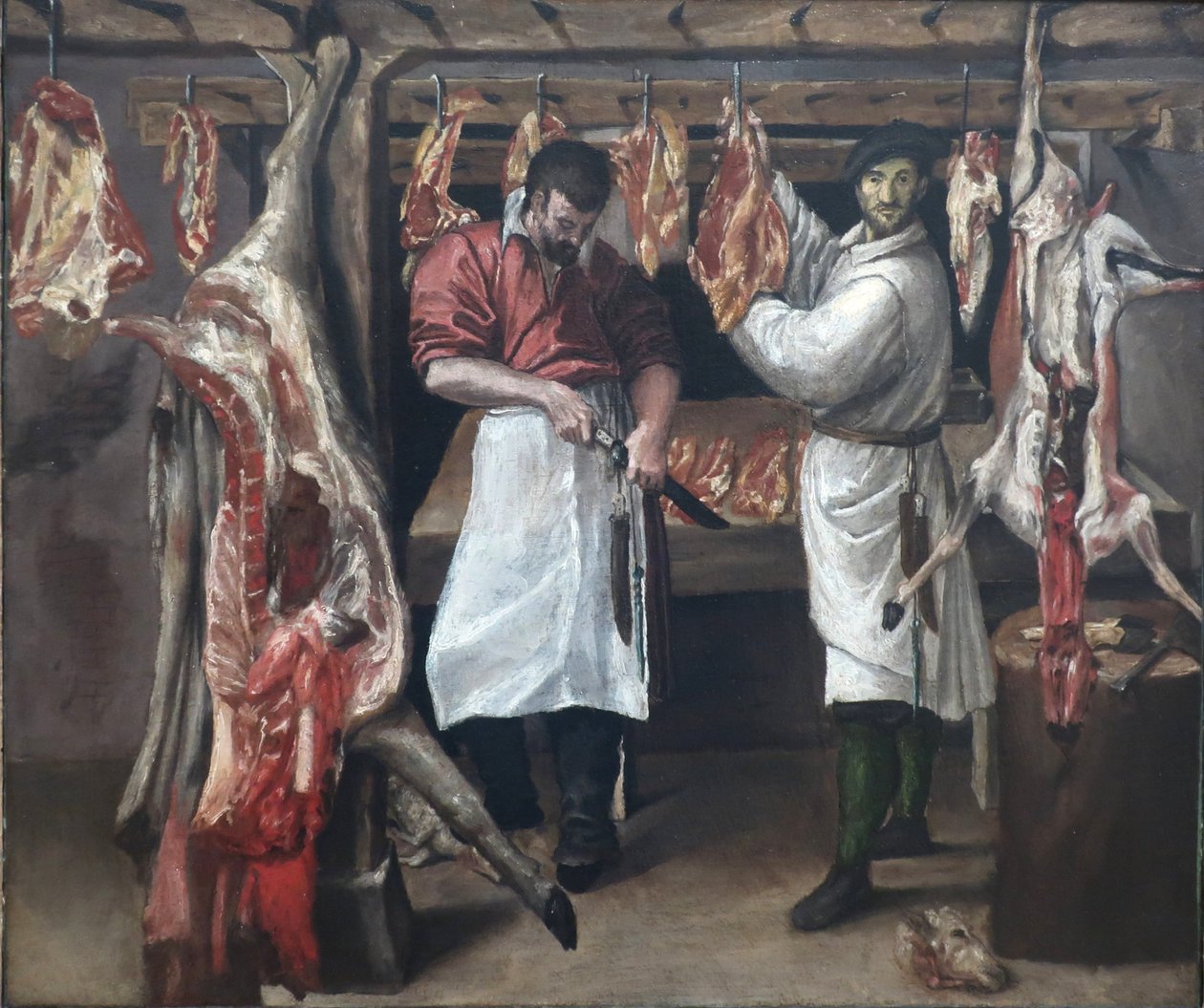 Slaktarens butik av Annibale Carracci