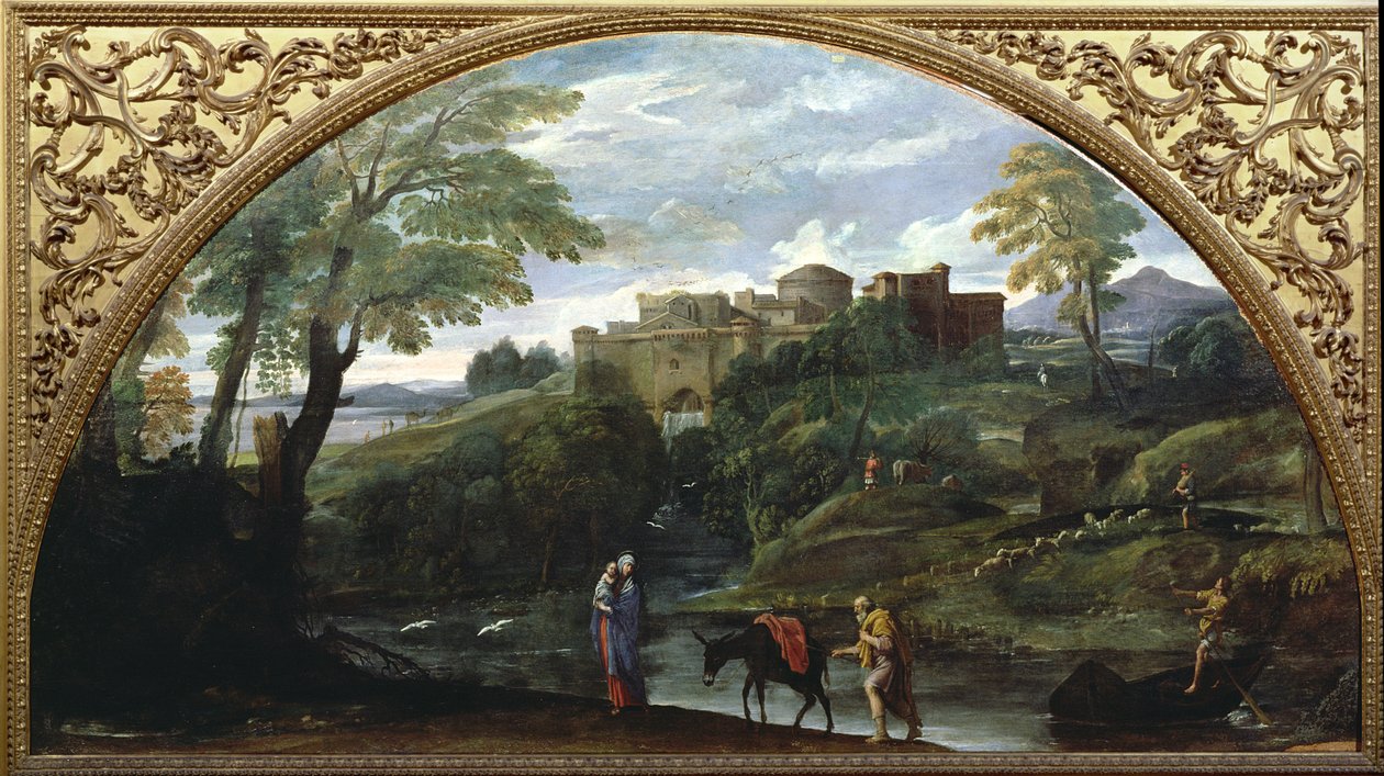 Flygningen till Egypten av Annibale Carracci