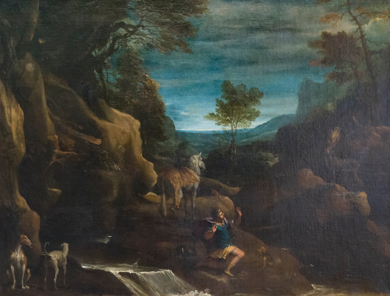 Synen av Saint Eustace av Annibale Carracci