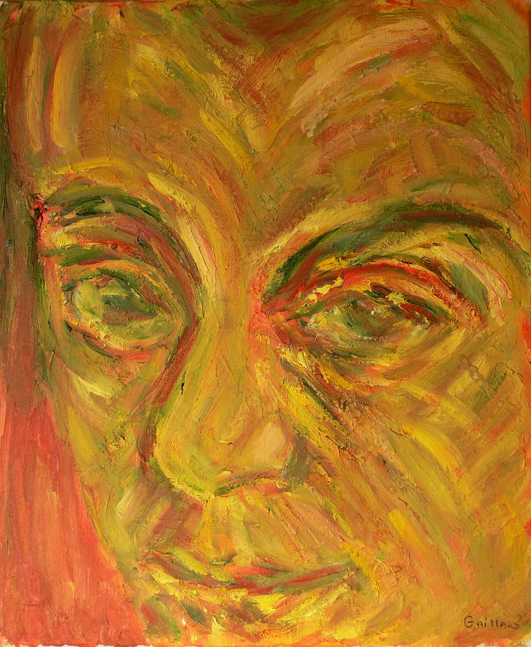 Mozart (olja på duk) av Annick Gaillard