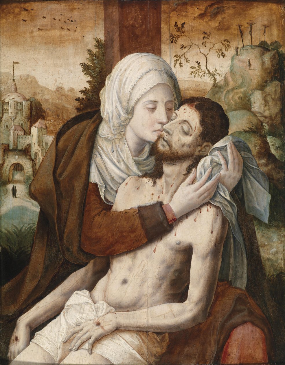 Beweinung Christi av Unknown