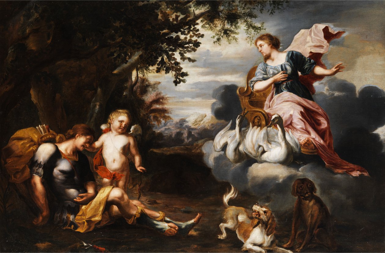 Venus och Adonis av Unknown