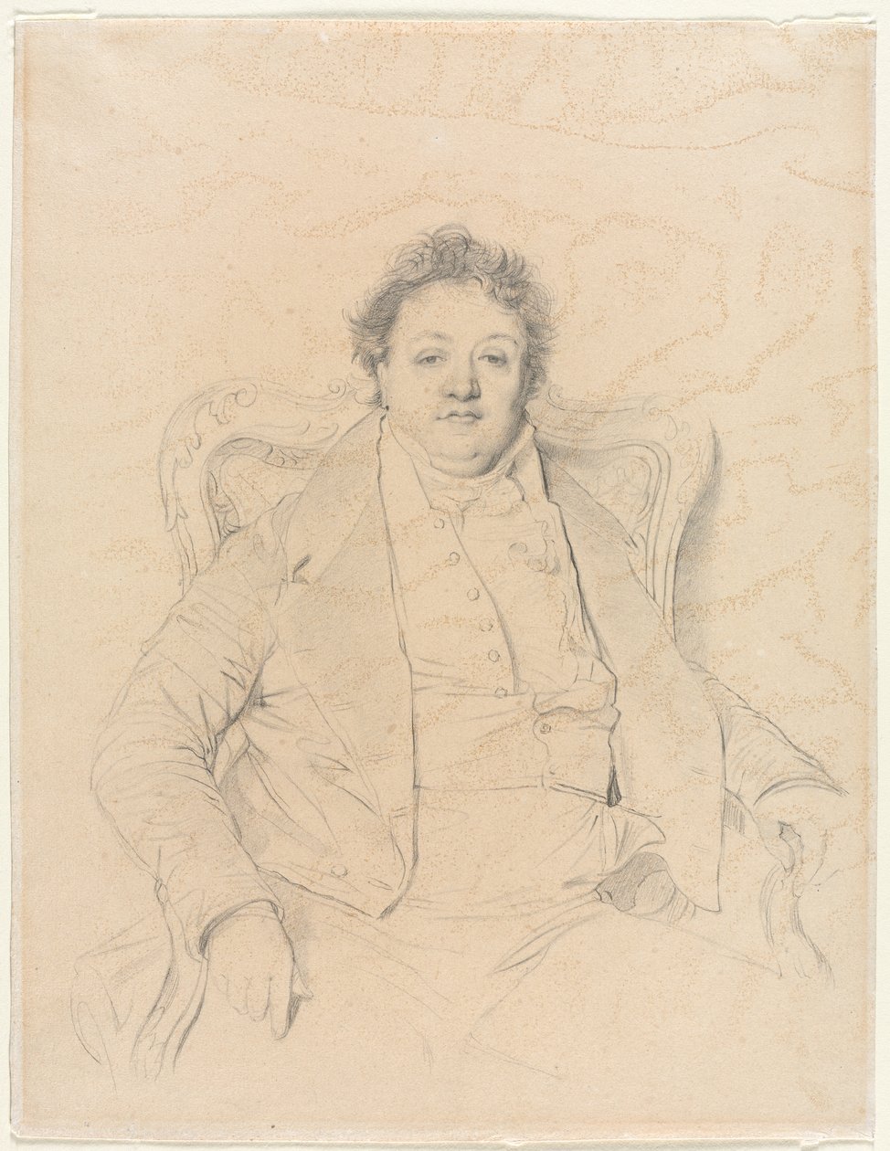 Charles Thevenin, efter Ingres av Anonymous