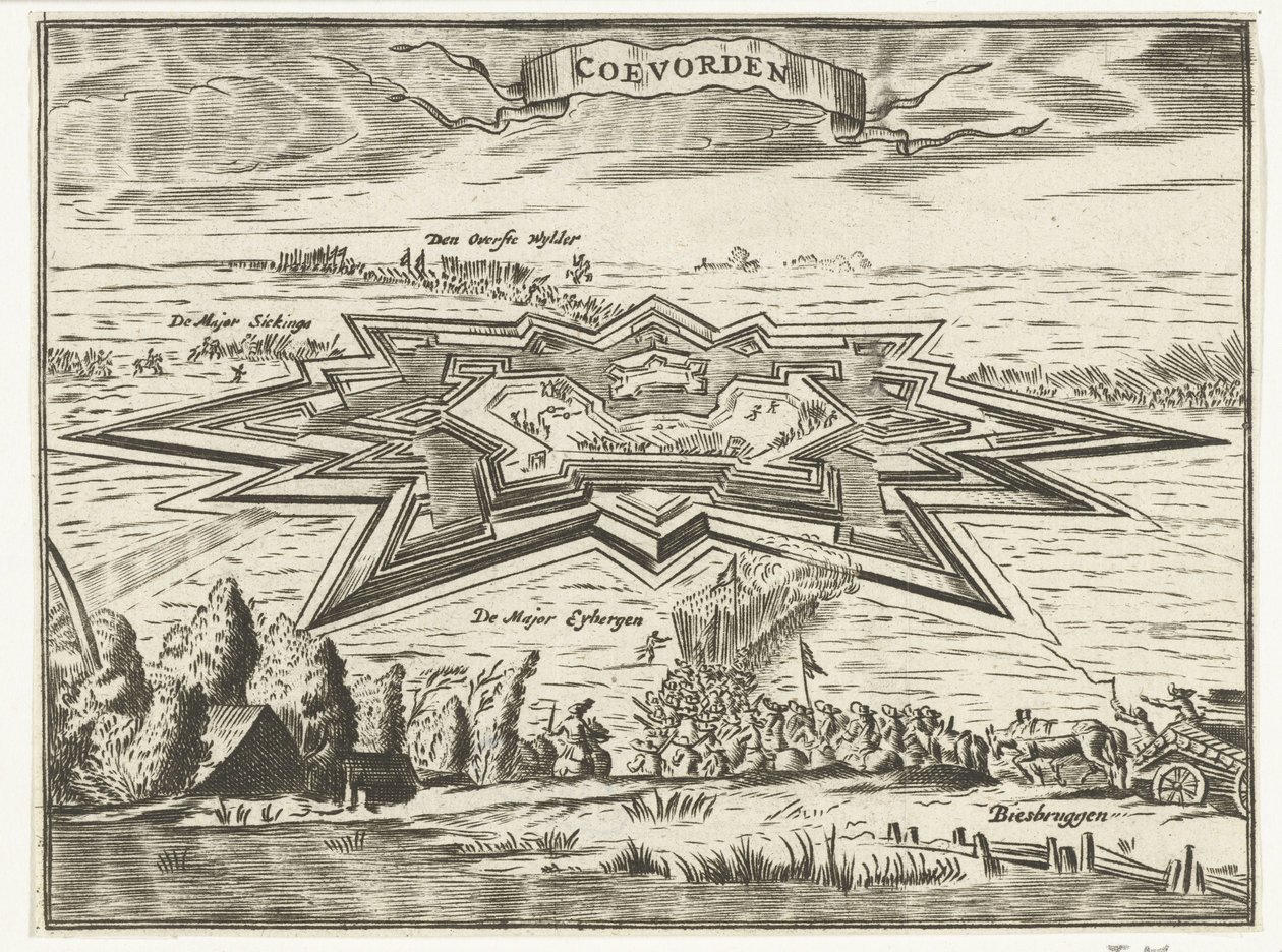 Stormningen av Coevorden, 1672 av Anonymous
