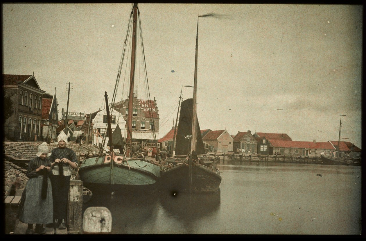 Hamnen i Volendam av Anonymous