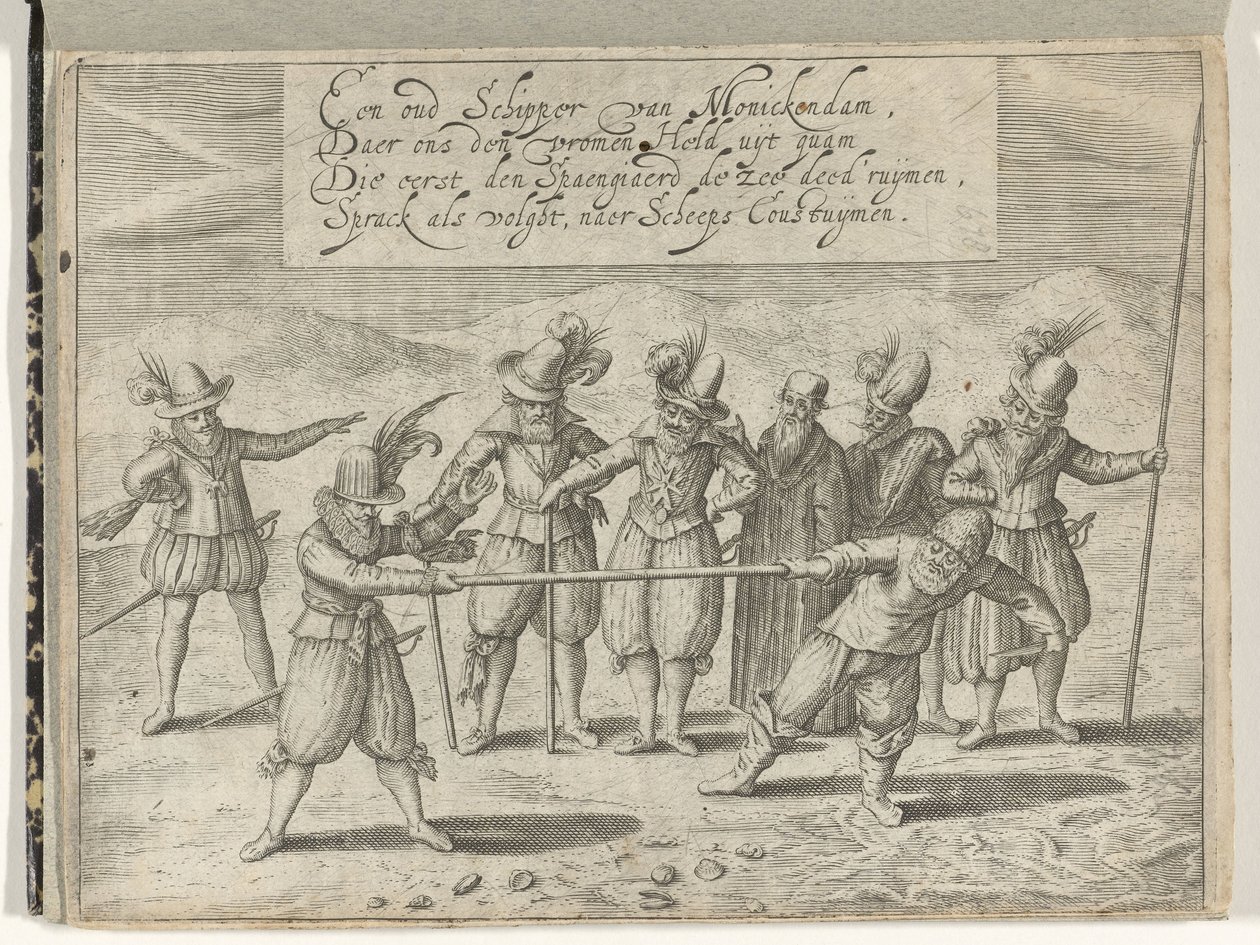 Slaget om den gyllene pinnen, 1608 av Anonymous