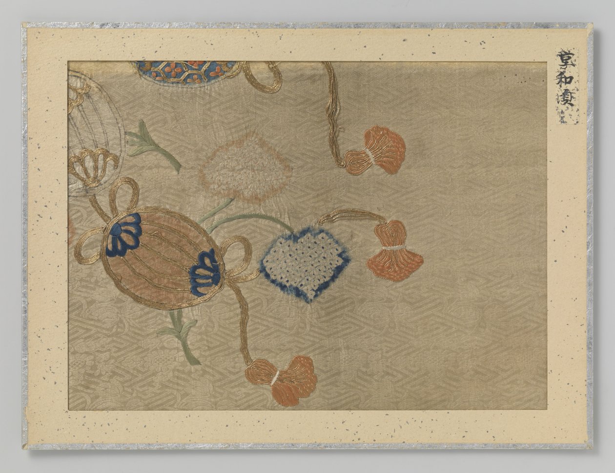 Fragment textil av Anonymous