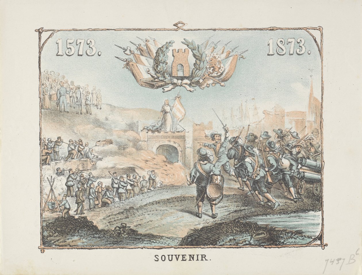 Jubileumstryck av Alkmaars befrielse 1573-1873 av Anonymous