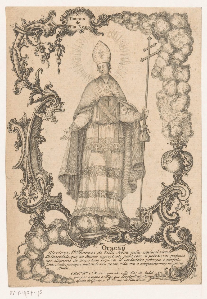 Sankt Thomas av Villanova av Anonymous