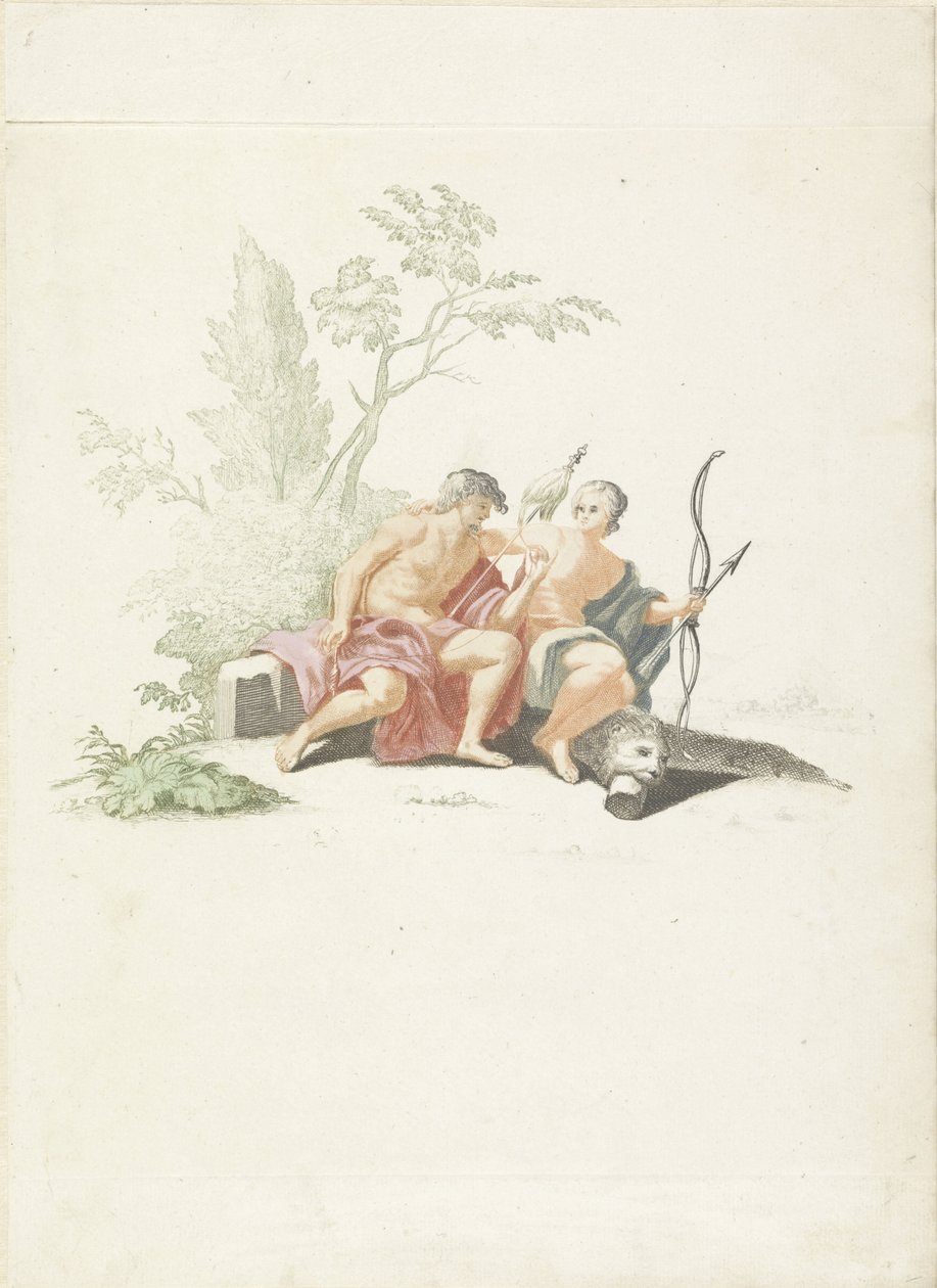 Hercules i Omphale av Anonymous