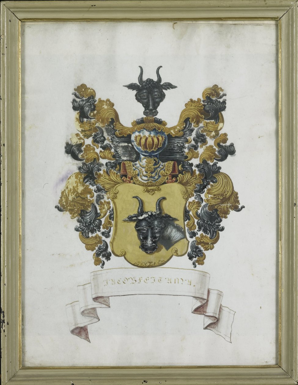 Jacob Feitama II:s vapen (1698-1774) av Anonymous