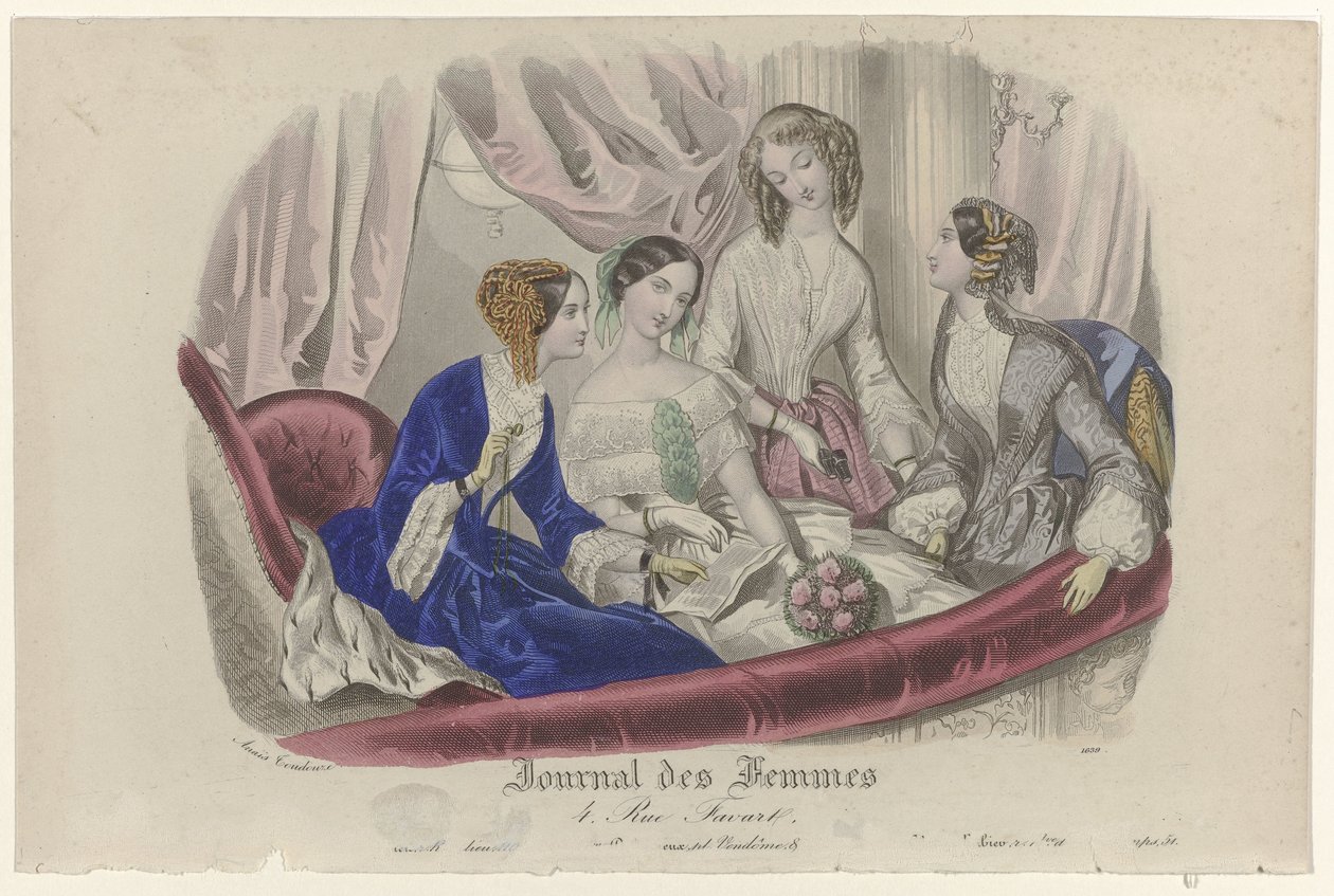 Kvinnotidning, 1840-1851, Pl. 1639 av Anonymous