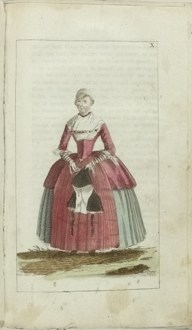 Mode- och smakkabinett 1791, pl. X av Anonymous