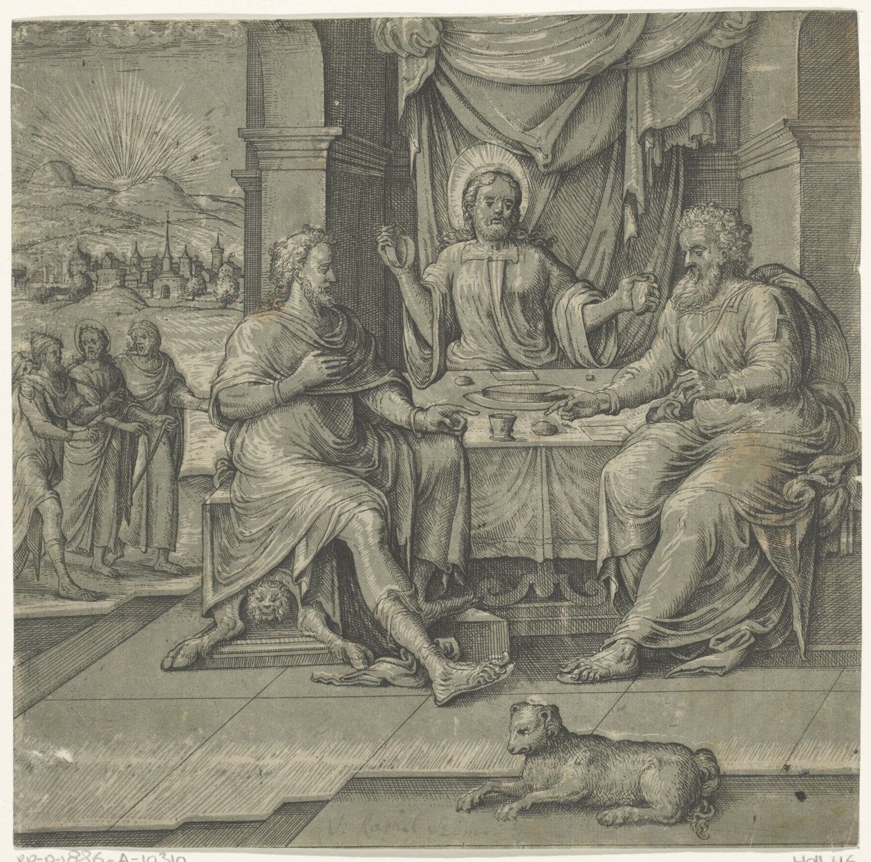 Måltid på Emmaus Meals of Christ (serietitel) av Anonymous