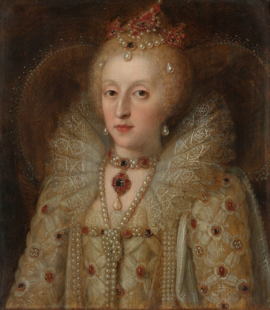 Porträtt av Elizabeth I, drottning av England av Anonymous