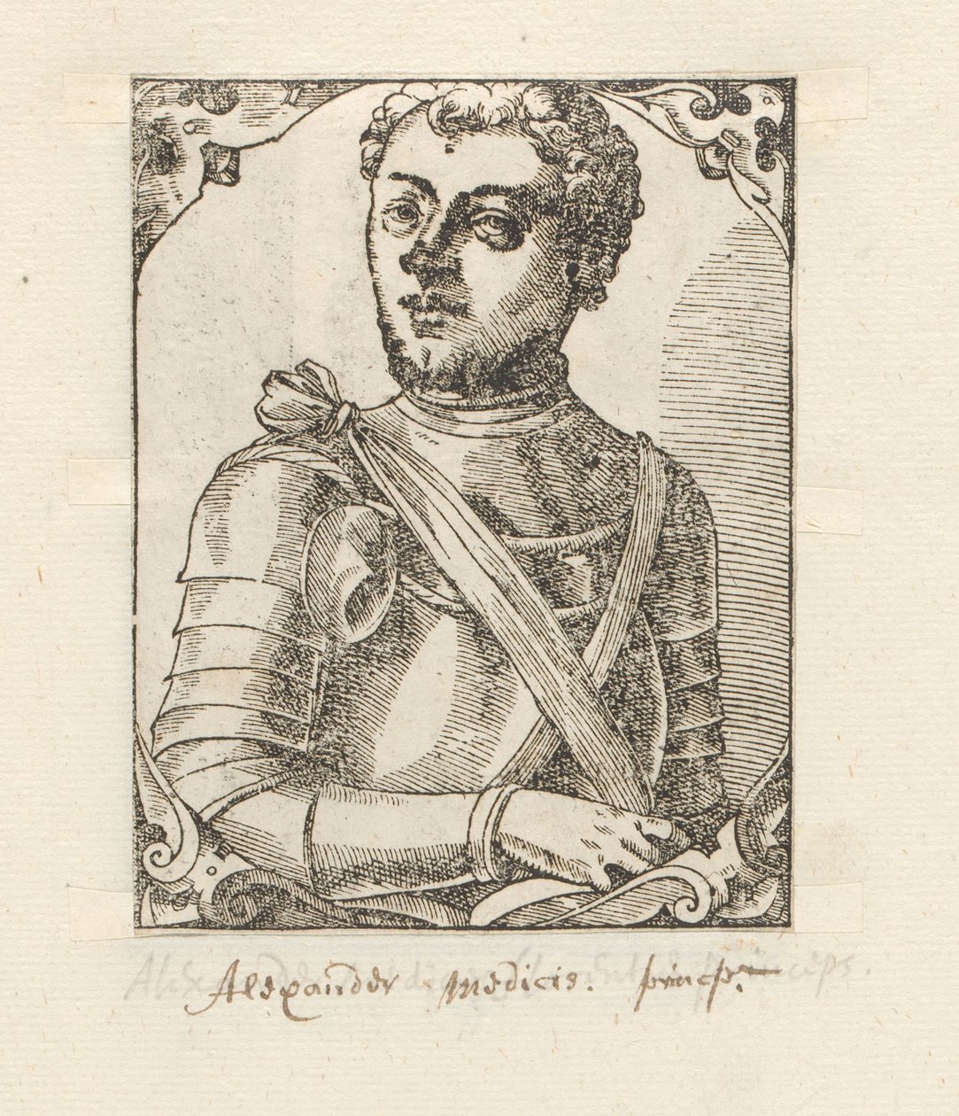 Porträtt av Alessandro de