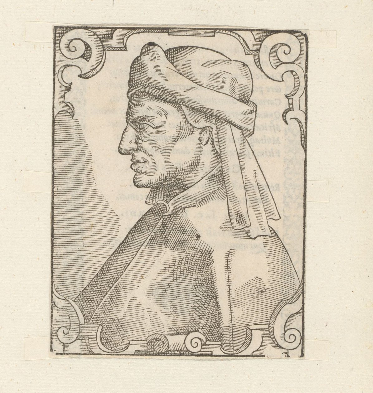 Porträtt av Bartolus van Sassoferrato av Anonymous