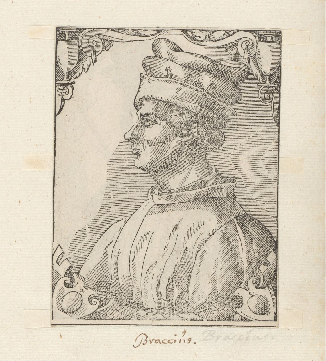 Porträtt av Braccio da Montone av Anonymous